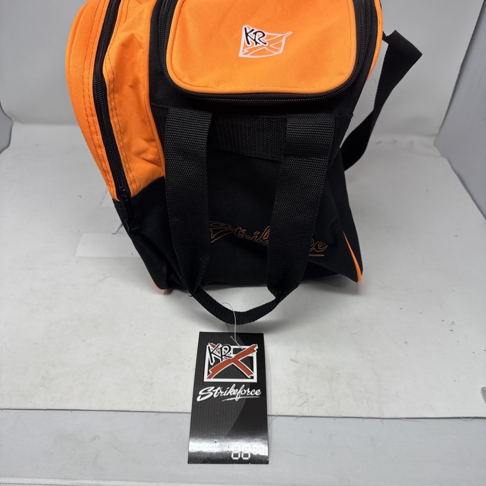KR Strikeforce Rook Single Tote Bowling Bag,‎ Black/orange - New With Tags